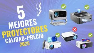 LOS 5 MEJORES PROYECTORES CALIDAD-PRECIO 2025 en Amazon 🔴 | Cine en Casa al Mejor Precio 🎥🔥