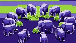 Watch This Newborn Elephant Join the Herd!