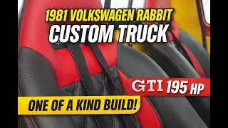 1981 Volkswagen Rabbit Custom Truck | One-Off VW Pickup (GTI 16V, 195HP) EG Actions