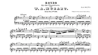 Mozart: Rondo in D major K.485 - Artur Balsam, 1961 - MHS 1816