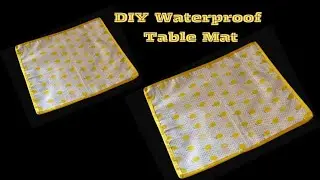Reversible  Waterproof 💧 Table Mat ||Table Mat for Kids ||Beginners  Sewing Project