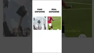 Fake dopamine vs Real dopamine 🤑 #football #memes #trend