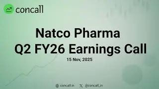 Natco Pharma Q2 FY26 Earnings Conference Call | Concall.in