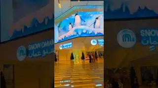Snow ❄️ Oman&hellip;.Mall Of Oman 🇴🇲#snow #snowoman #mallofoman #shorts