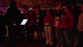 Eldon High School choirs in Stark Caverns - 12-13-25