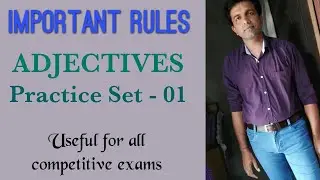 Adjective/ Determiners | Practice Set - 01 | English grammar