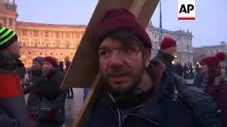 Protest against right-wing government in Austria