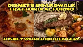 Disney's Boardwalk Trattoria Al Forno Review!  Hidden Gem in Disney World!