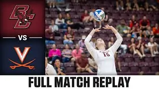 Boston College vs. Virginia Full Match Replay | 2025 ACC Volleyball