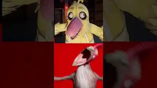 Jumpscare Battle - Chica vs Chicken Feet #shorts