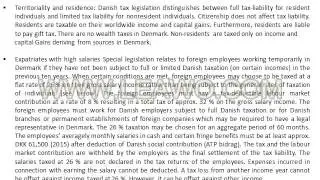 Gianmauro Nigretti - Denmark 2016 corporate and tax highlights 2016