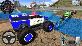 Juegos De Carros - Police Monster Trucks Impossible Driver #2 - Car Extreme Racing Android Gameplay