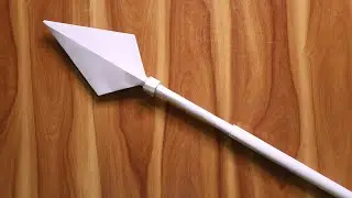DIY Paper Spear from A4 Sheet &ndash; Easy Origami Weapon Tutorial!