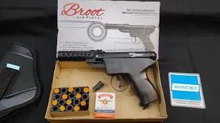 Broot air pistol for sports in india no license required-made in india full metal built.