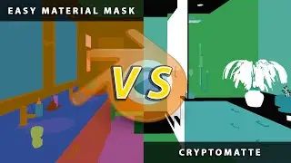 Easy Material Mask vs Cryptomatte