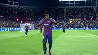 FIFA 19|Replay Of A Fantastic Double kick From Rashford| UCL Group stage |Barca Vs Leipzig| Season4