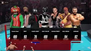 WWE 2K25  Royal rumble custom characters