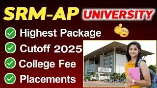 SRM-AP University eamcet cutoff 2025 | ap eamcet 2025 counselling dates | #srmuniversity