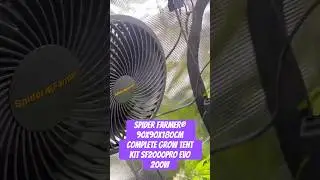 Spider Farmer&reg; 90X90X180cm Complete Grow Tent Kit SF2000PRO EVO 200W  #crazybud #420 #growled