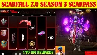 Finally 😍 ScarFall 2.0 Season 3 Scarpas | New Outfit 🔥 Gun Skin 😱 Full Rewards | New Update