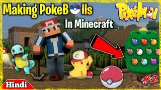 I made Poke balls in Pixelmon | Pawri Hori hai | MINECRAFT Gameplay | Pixelmon #2