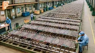 How Professional Badminton Rackets Are Made Inside Massive Production Line