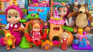 96 Minutes of Satisfying ASMR Unboxing | Adorable Masha and The Bear Adventure Tree House Playset 🏡