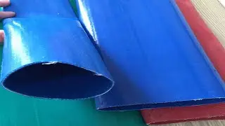 single layer fiber reinforced pvc layflat hose machine|pvc high strength layflat hose machine