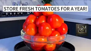 HACK: HOW TO STORE FRESH TOMATOES FOR 1 YEAR!