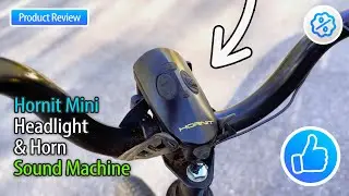 Fun & Safe! Hornit Mini Bike Horn | 25 Sounds + Headlight Review
