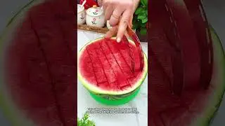 Effortless Watermelon Slicing with a Unique Gadget