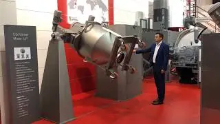 Mixing masterbatch formulation on MIXACO's new container mixer innovation CM i4