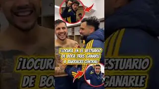 &iexcl;LOCURA EN EL VESTUARIO DE BOCA!🟡🔵🏆Le gan&oacute; a Barracas y se esta clasificando a la Copa Libertadores🔜