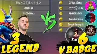 ⁠@WHITE444YT ​⁠@Shitcoinlord ​⁠@Vincenzo74 VS Bangladeshi 6 Youtubers | 3 VS 6 | Insane Match