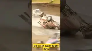 Big crash Super Buggy J.Leblond St Junien 2016 #crash #buggy #automobile #racing