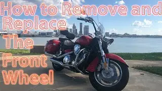 How to Remove and Replace the Front Wheel on Honda VTX  1800