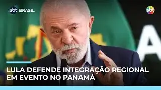 Lula critica atuação dos EUA na América Latina e defende integração regional no Panamá | #SBTBrasil