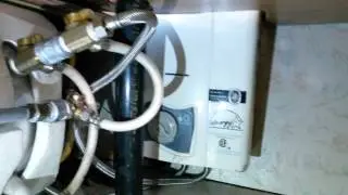 Review:) EXCEL Propane Instant Hot Water Heater in an RV or Motorhome ~Vent Free, LP, Under Sink