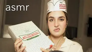 asmr en español - TOMO tu ORDEN en Krispy Kreme *antipática* - ASMR para domir