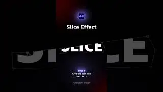 Learn how to create a dynamic slice text effect in After Effects