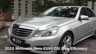 Mercedes Benz W212 E250 2010 CGI Blue Efficiency Walkaround Interior & Exterior Video Malaysia