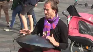 HANG DRUM PLAYING BY A POLISH DRUMMER IN COPENHAGEN 1/ - July 2019