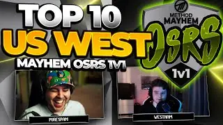 TOP 10 BEST MOMENTS | Method Mayhem OSRS 1v1 US West