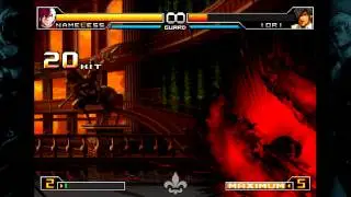 KOF 2002 UM Steam Edition Nameless Combo { 3 Bars - 1 Desperation Move }