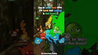 How do Locals React when you speak their Language in their Country? #europe #geography  #mapping
