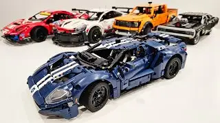 Обзор и сравнение LEGO Technic Ford GT