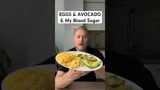 Eggs and avocado, and my blood sugar. #eggs #avocado #bloodsugar #glucoselevels #insulinresistant1