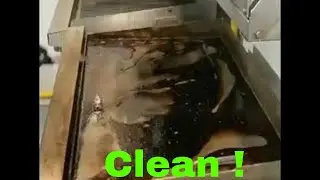 Comment Nettoyer Une Plaque De Cuisson ( Plancha) pleine de Graisse ! R&eacute;sultat Impeccable.