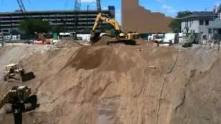 Ann Arbor Underground Parking Garage construction
