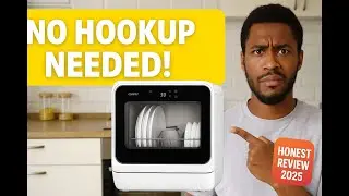COMFEE&rsquo; Mini Dishwasher Review | 5L Portable Countertop Test (No Hookup Needed, 2025)
